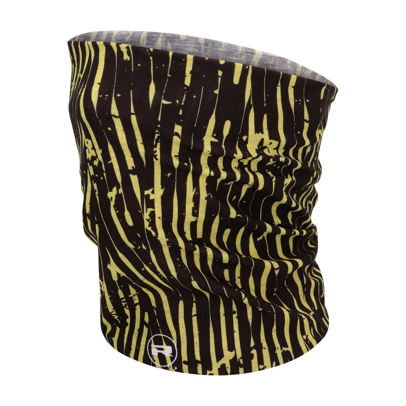NECK TUBE TRACKS black/yellow QTY