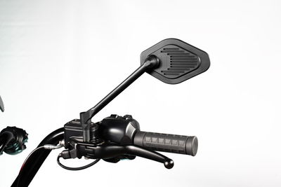 MIRROR ADJUSTABLE LONG STEM BL