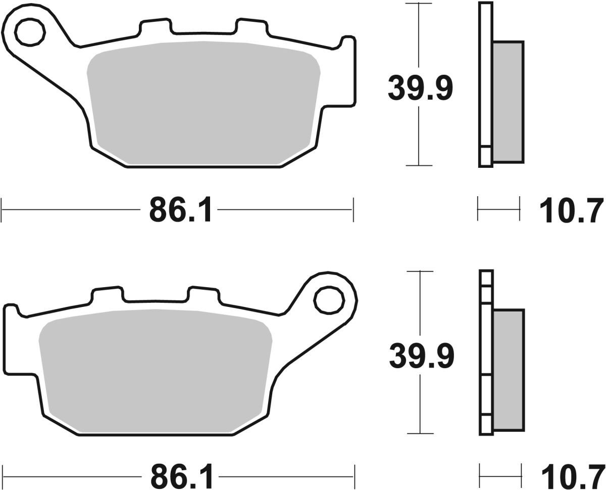 BRAKE PAD CAR RACE R