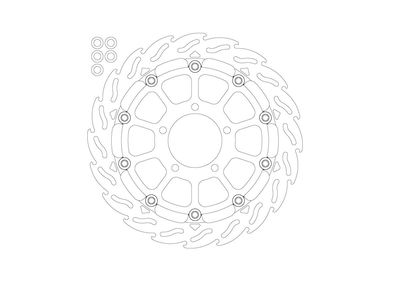 BRAKE DISC FLAME FRONT
