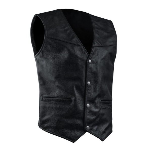 GILET WITHOUT FRINGES SVART S