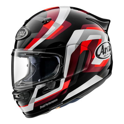 HJÄLM ARAI QUANTIC  SNAKE RÖD XS