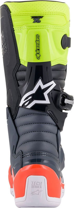 BOOT TECH7S GY/RD/YL 8