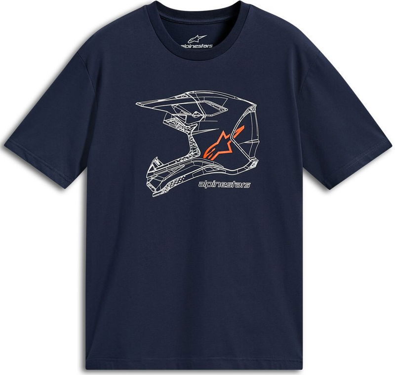TEE CSF MX HELMET NAVY S