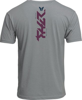 TEE VERT HTR GY XL