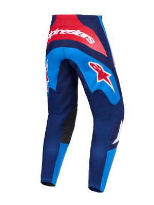 PANT FLUID GRID BLUE/RED 40