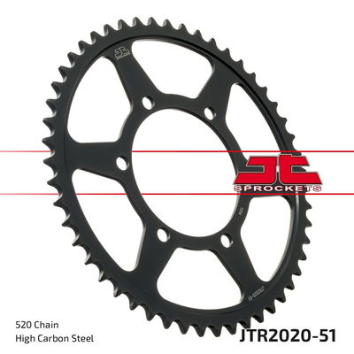SPROCKET REAR 51T 520