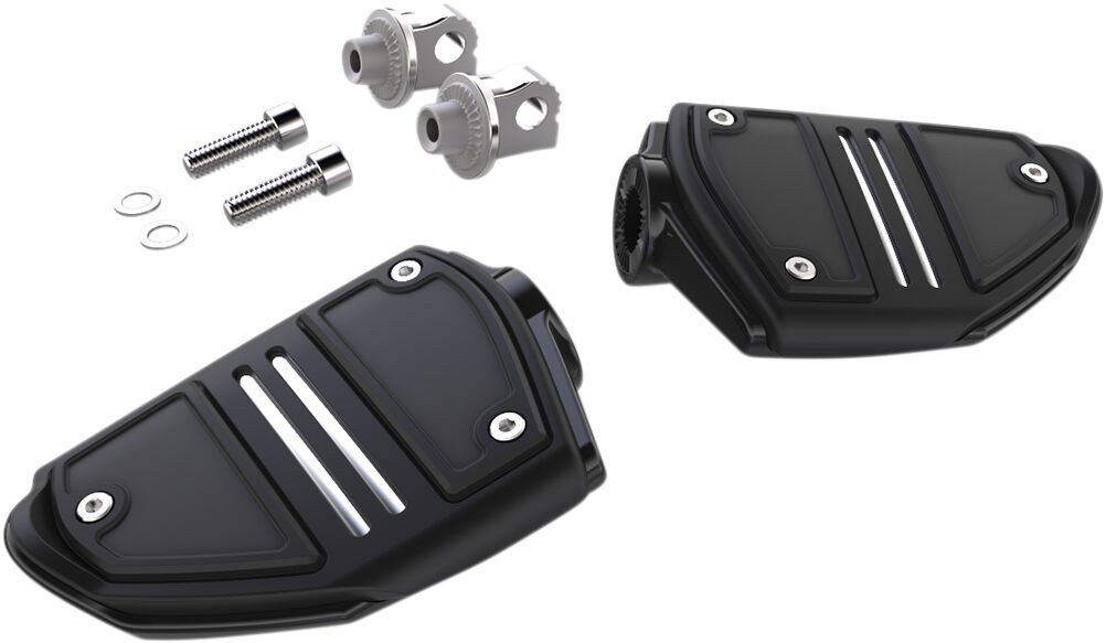 FOOTPEG T-RAIL W/MNT BLK