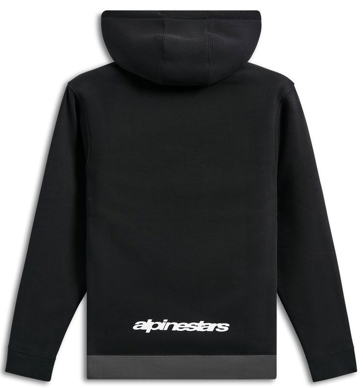HOODIE PO PARALLEL BLACK/GUNME