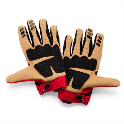 GLOVES AIRMATIC RED/BLACK - XL
