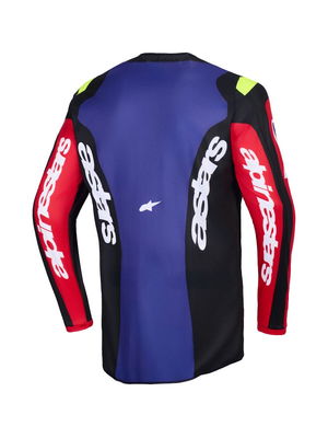JERSEY FLUID GRID RED/BLK/PURP