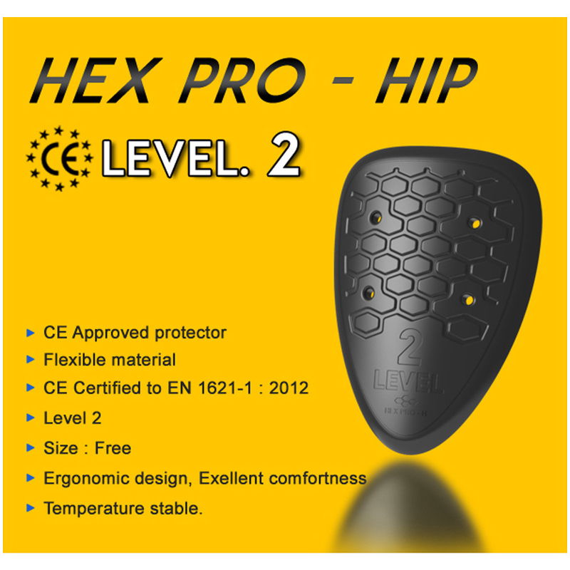 Sweep Hex-Pro höftskydd för mc byxor, CE nivå 2