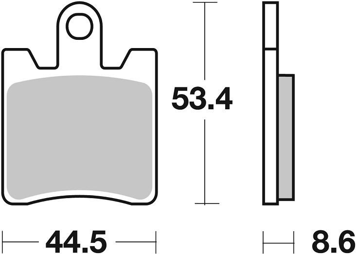 BRAKE PAD CAR/CER