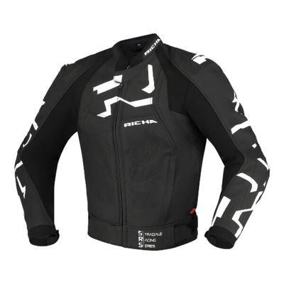 STRADALE LEATHER JACKET SVART 48