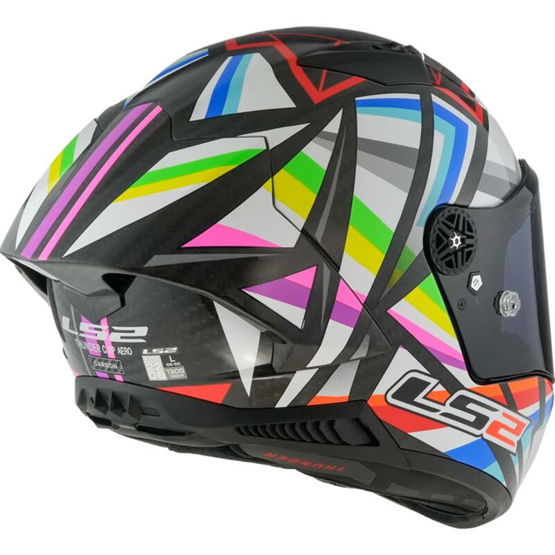 HJÄLM LS2 FF805 THUNDER CARBON GP AERO XL