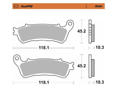 BRAKE PAD SINTER REAR