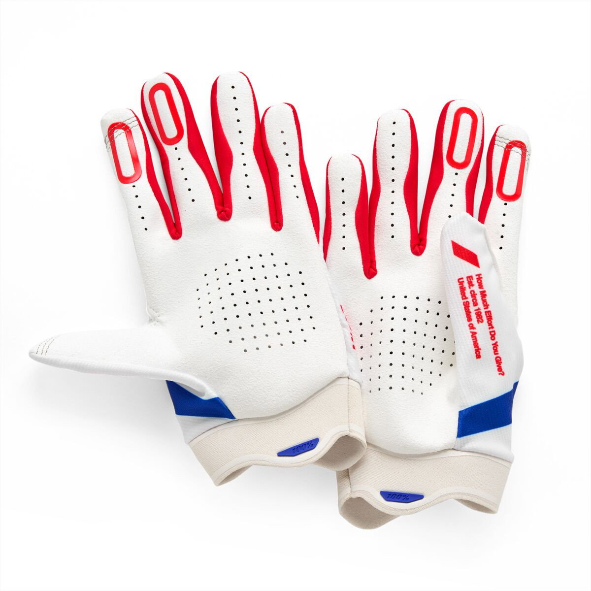 GLOVES ITRACK RED/WHITE/BLUE -