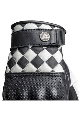 GLOVE TRACKER RACE LEATHER WHI