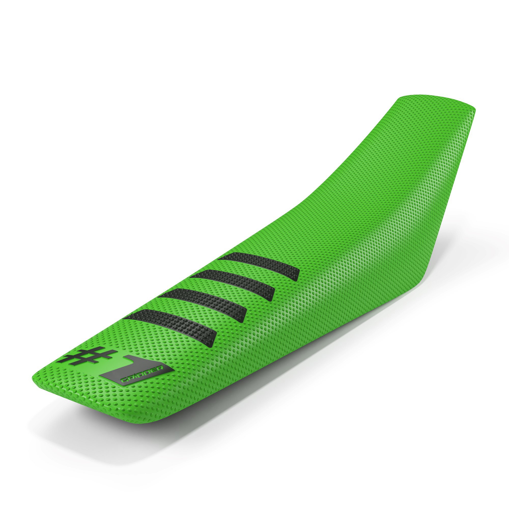 Onegripper Sadelöverdrag - RIBBED - Grön/Svart