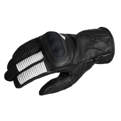 Halvarssons Handske Flaxen Svart/vit 06