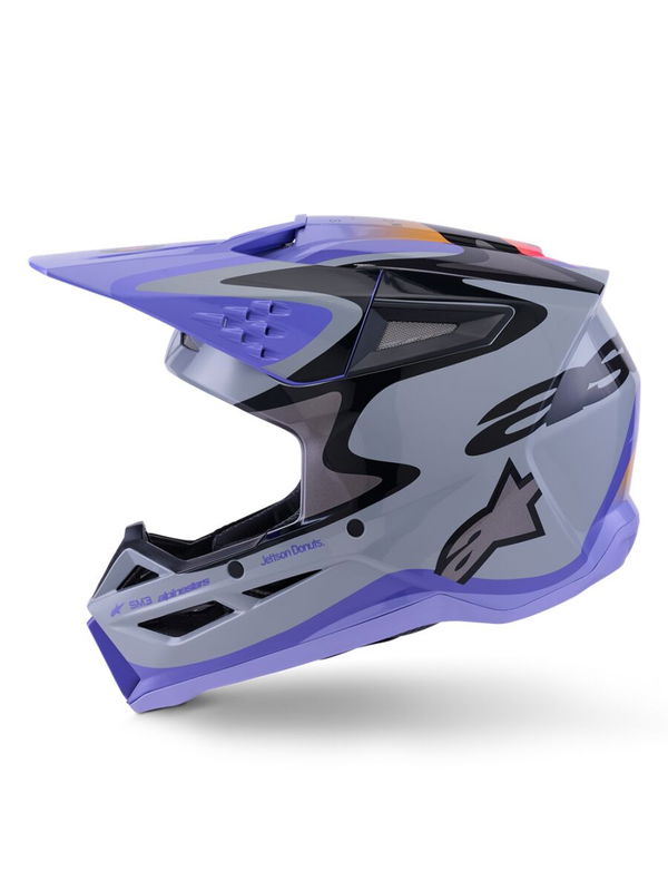 HELMET SM3 JETTSON GRAY/PUR/BL
