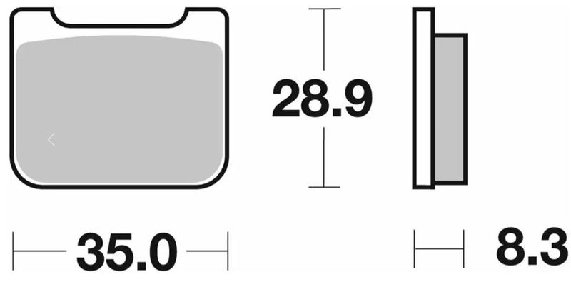 BRAKE PAD CAR RACE R
