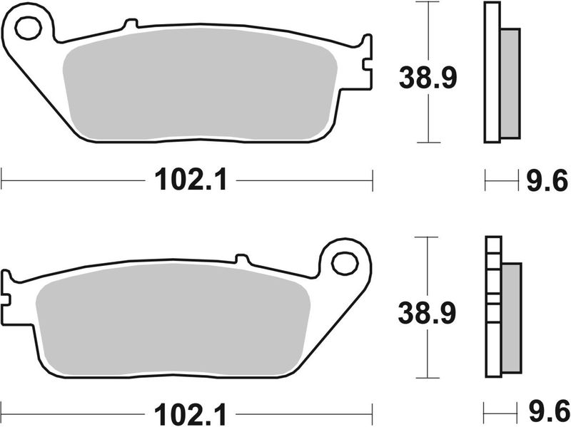 BRAKE PAD SINT REAR