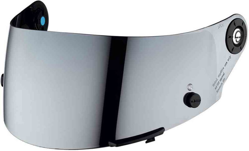 Schuberth SR2 Silver visir, Antifog färdig TEAR-OFF pre