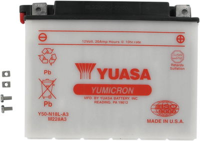 BATTERY YUASA HD DRY Y50-N18L-