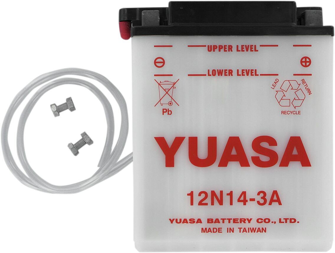 BATTERY YUASA CV DRY 12N14-3A