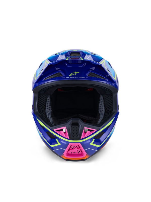 HELMET SM7 CAST BLU/YL/PINK L
