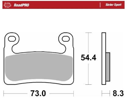 BRAKE PAD SINTER SPORT REAR