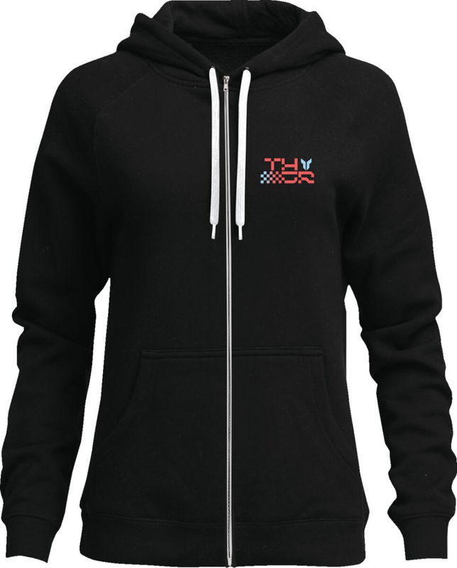 ZIP UP WMN VANTAGE BLACK XL