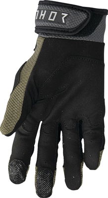 GLOVE TERRAIN ARMY/CHARCOAL MD