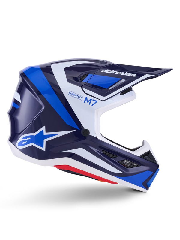 HELMET SM7 RISE BLUE/WHITE 2X