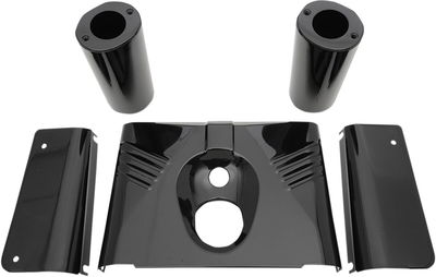 FORK TINS FLST RIB BLK 5PC