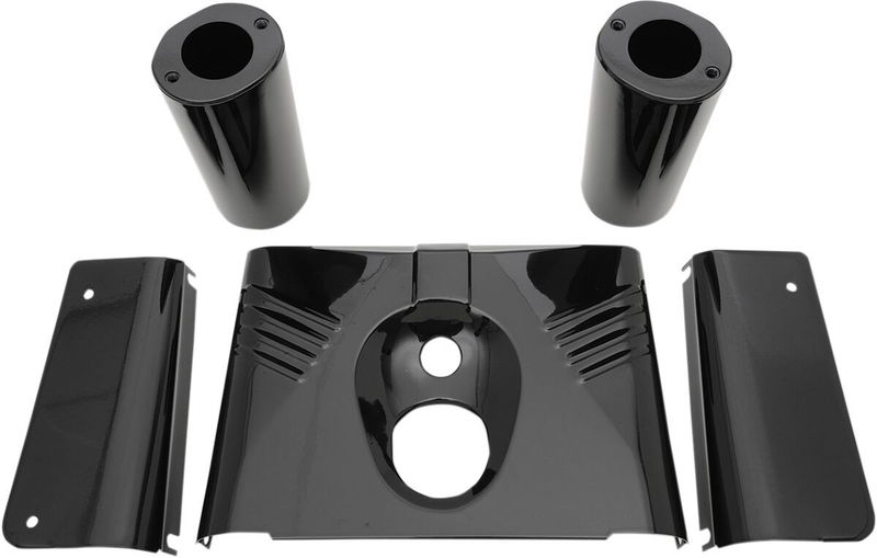 FORK TINS FLST RIB BLK 5PC