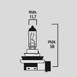 BULB H11 12V 55W PGJ19-2