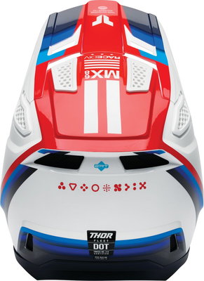 HELMET FLEET DEFY WH/RD/BL 2X