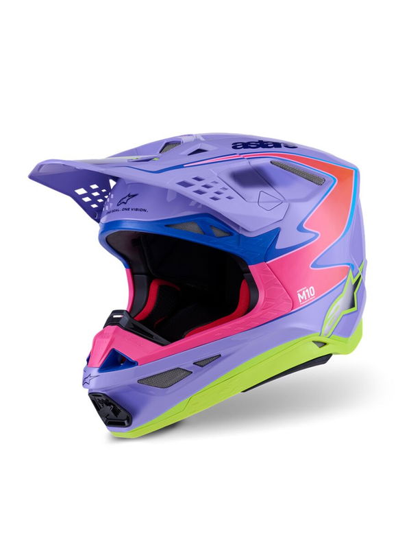HELMET SM10 JETT PURPLE/PINK L