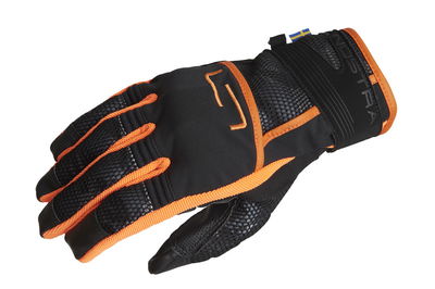 Lindstrands Handske Nyhusen Svart/orange 09