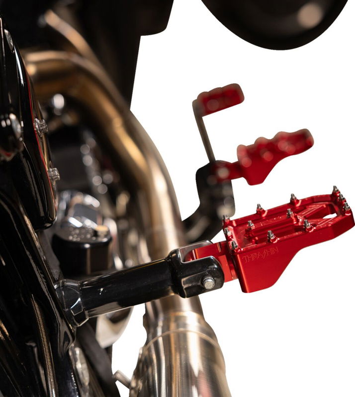 FOOTPEGS AGGRESSOR RED