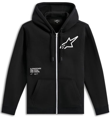 HOODIE ZIP TRANSVERSE BLACK XL