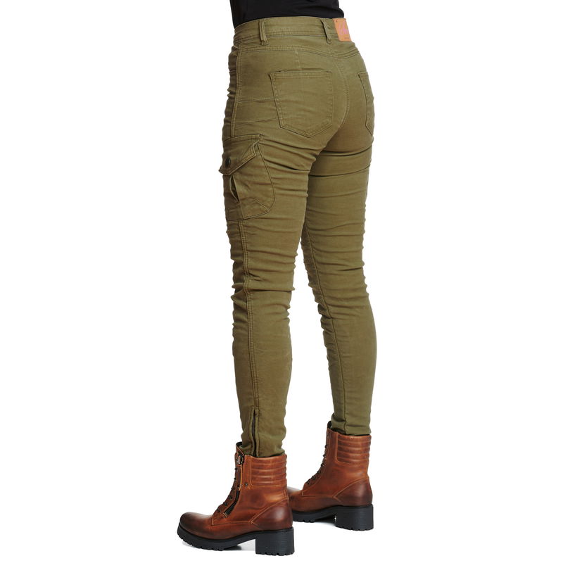 Sweep Trixie dam mc jeans, olive, W31 L30