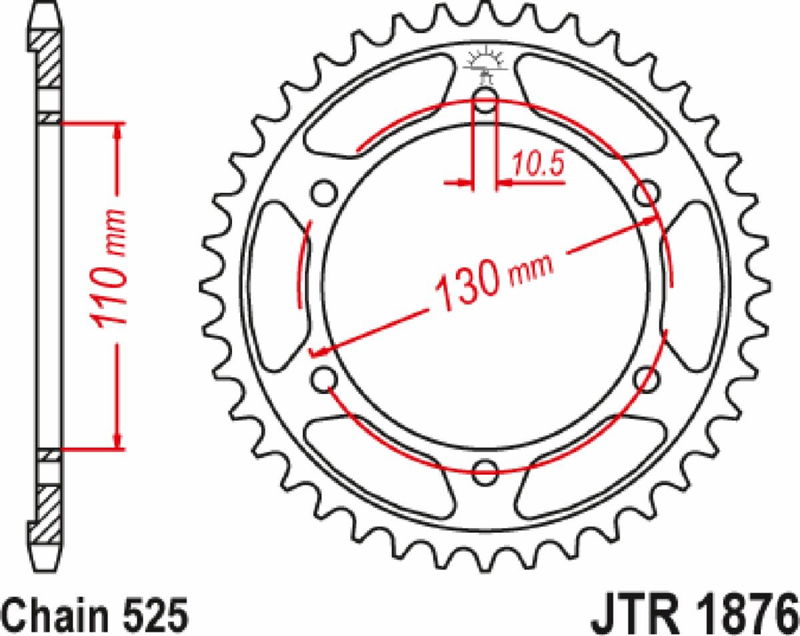 SPROCKET RR YAMAHA 42T