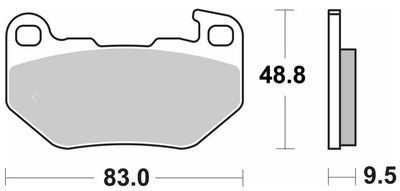 BRAKE PAD SINT REAR