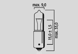 BULB 12V 20W BA9S 10PK