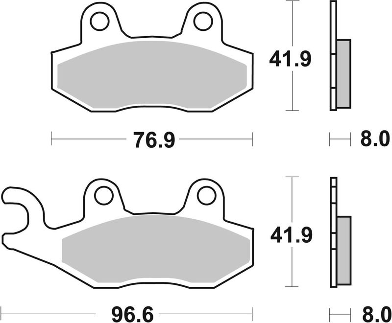 BRAKE PAD SINT OFF RACE