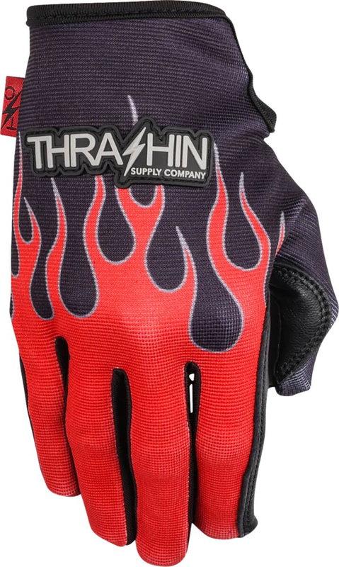 GLOVE FLAME STEALTH LEATHER PA