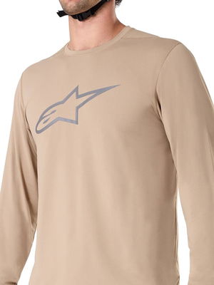 JERSEY LS A-DURA ASTAR BROWN X